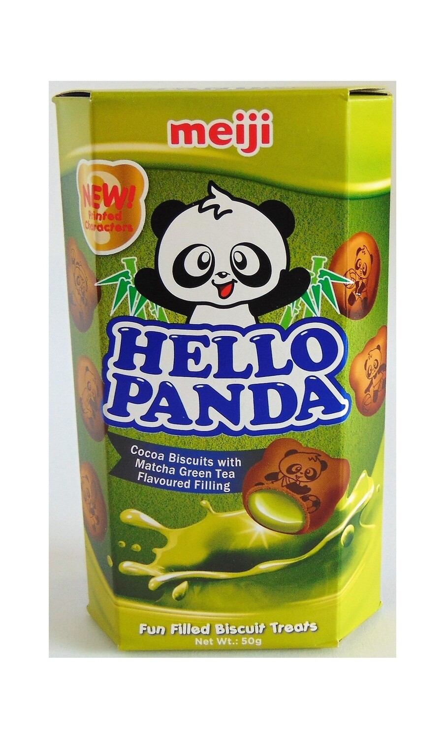 Hello Panda Matcha Green Tea Cocoa Biscuits