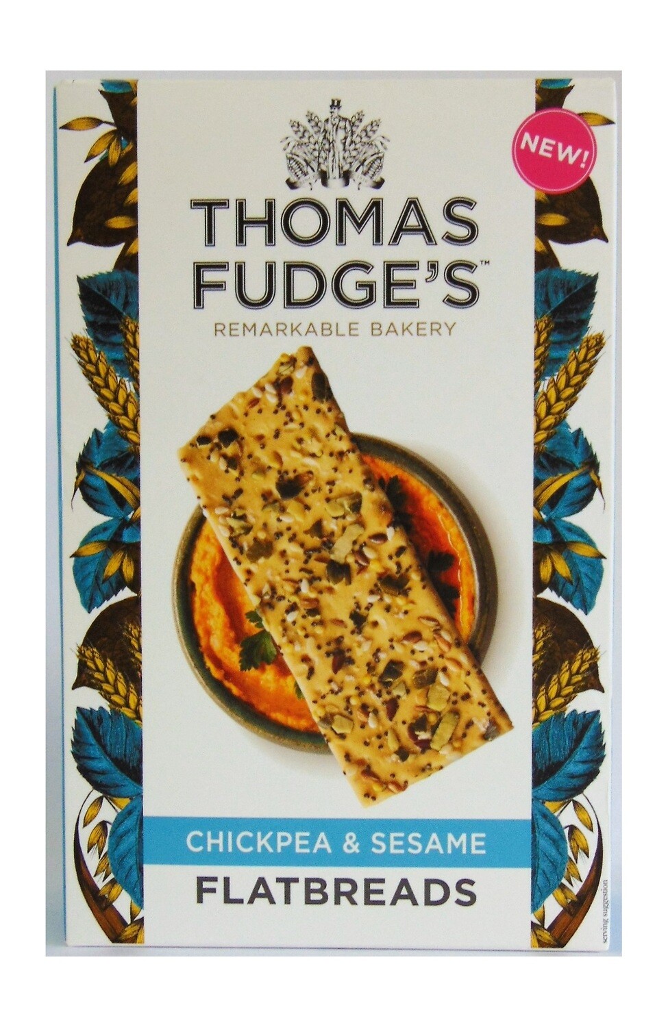 Thomas Fudge&#39;s Flatbreads : Chickpea &amp; Sesame