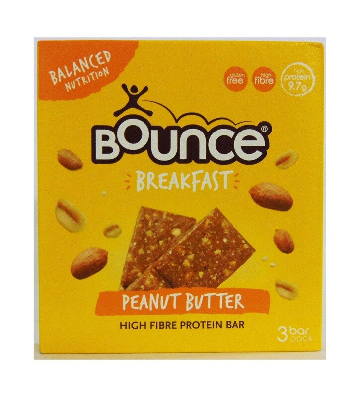 Bounce Breakfast Peanut Butter Protein Fibre Bars