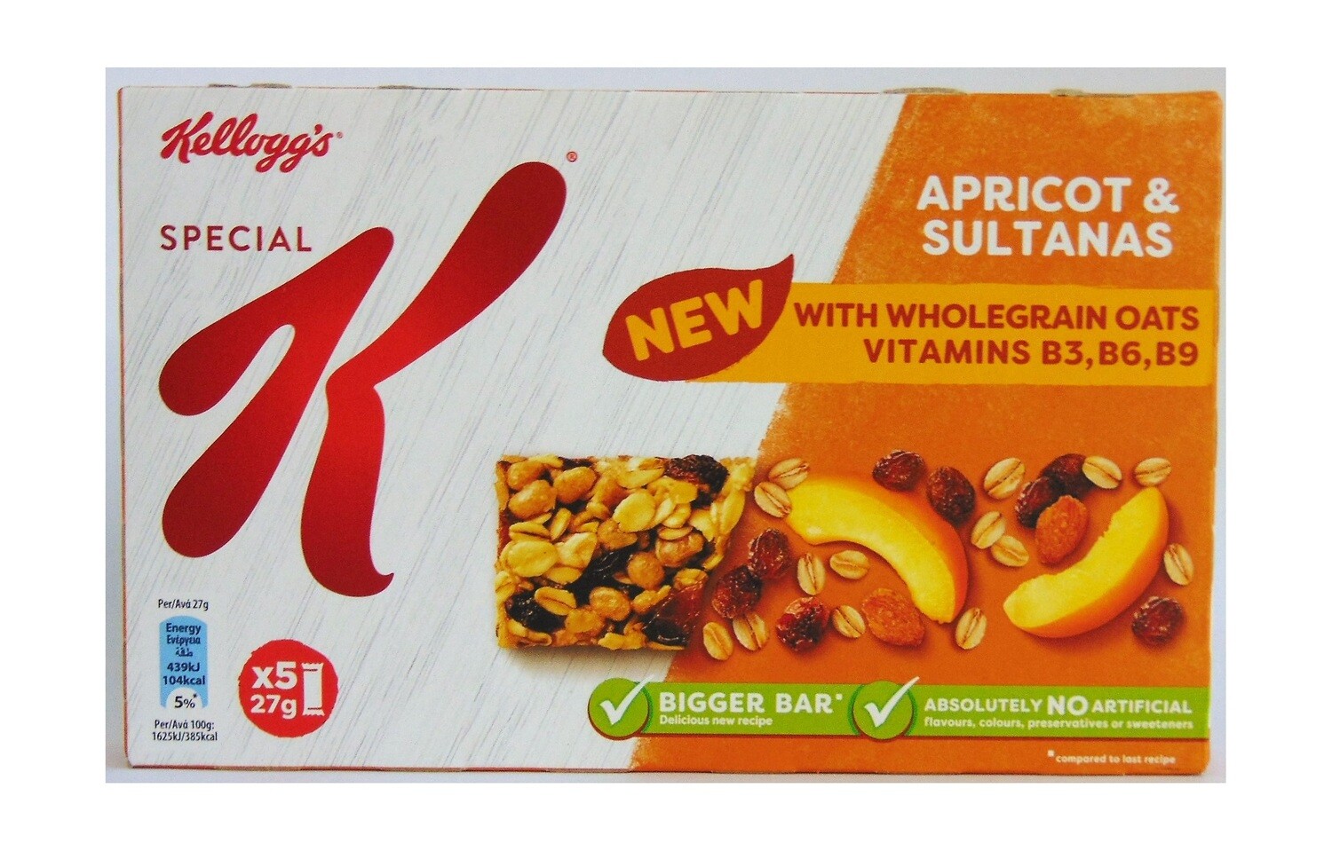 Kellogg&#39;s Special K Bar Apricot and Sultanas