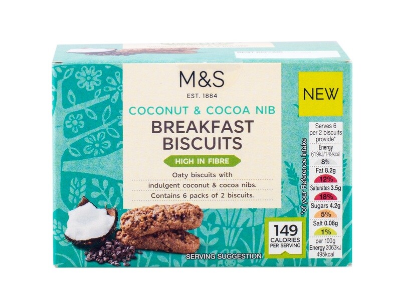 M&amp;S Coconut &amp; Cocoa Nib Breakfast Bars
