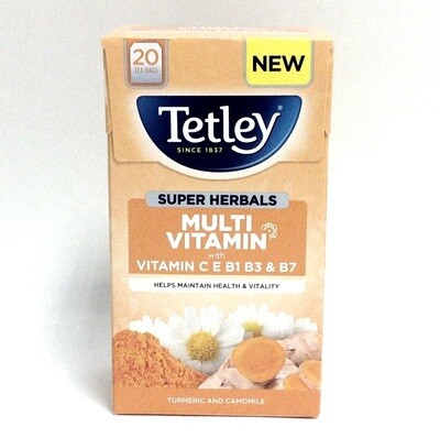 Tetley Super Herbals Multi Vitamin Turmeric & Camomile Teabags