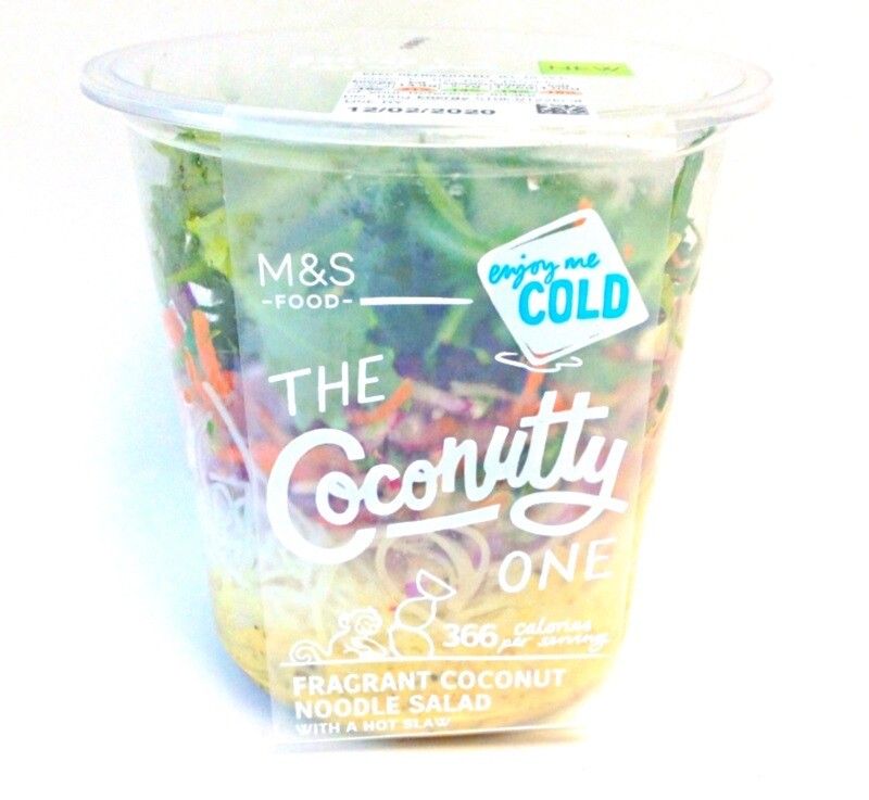 M &amp; S Coconutty One - Fragrant Coconut Noodle Salad with a Hot Slaw