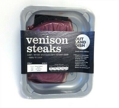 Out Land Dish Venison Steaks