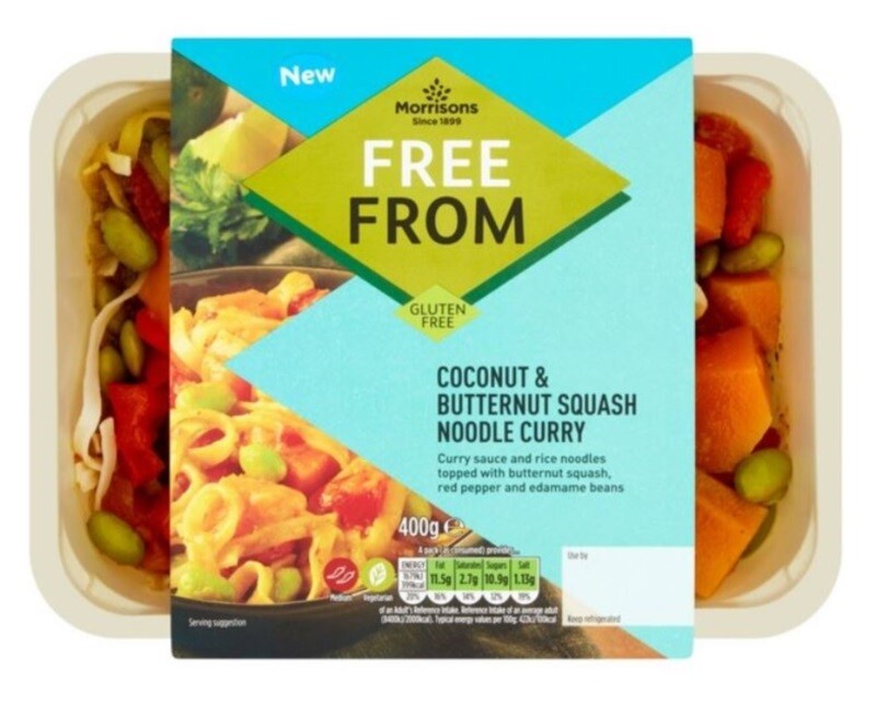 Morrisons Free From Coconut &amp; Butternut Squash Noodle Curry