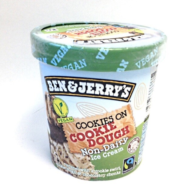 Ben &amp; Jerry&#39;s Vegan Cookies On Cookie Dough Non-Dairy Ice Cream