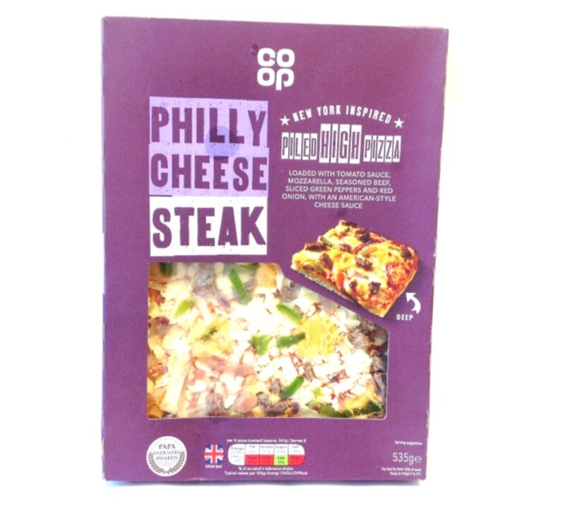 Co-op New York Style Piled High Philly Cheese Steak Pizza
