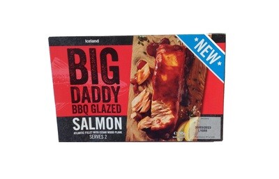 Iceland Big Daddy BBQ Glazed Salmon - Atlantic Fillet with Cedar Wood Plan