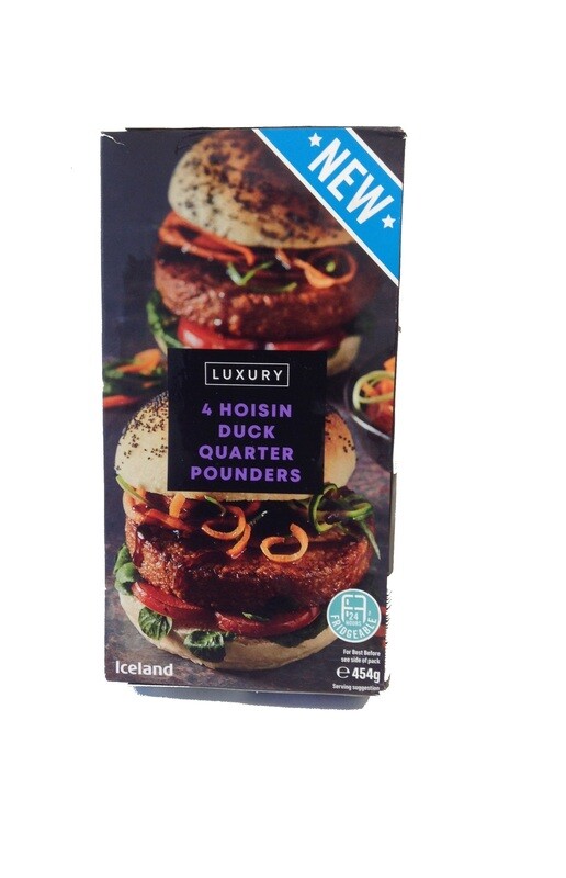 Iceland Luxury 4 Hoisin Duck Quarter Pounders