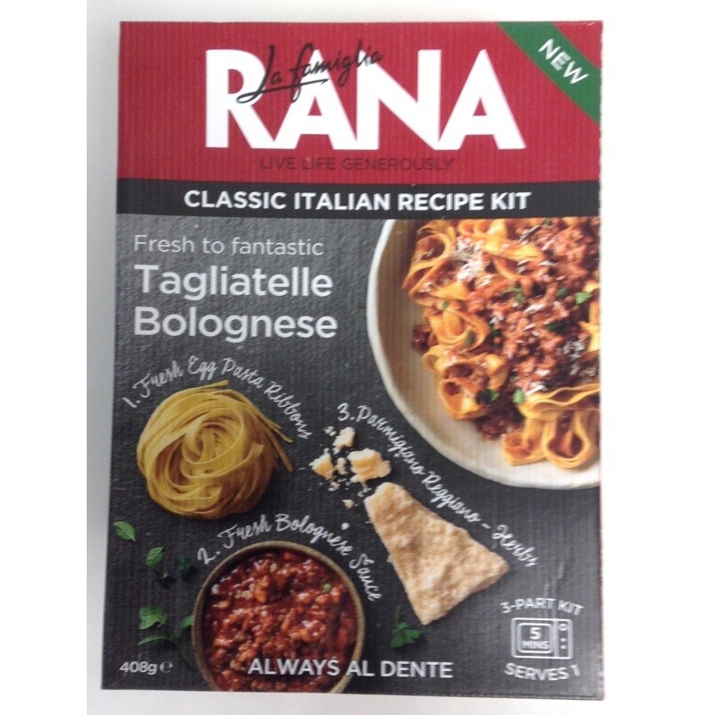 La Famiglia Rana Recipe Kit Tagliatelle Bolognese