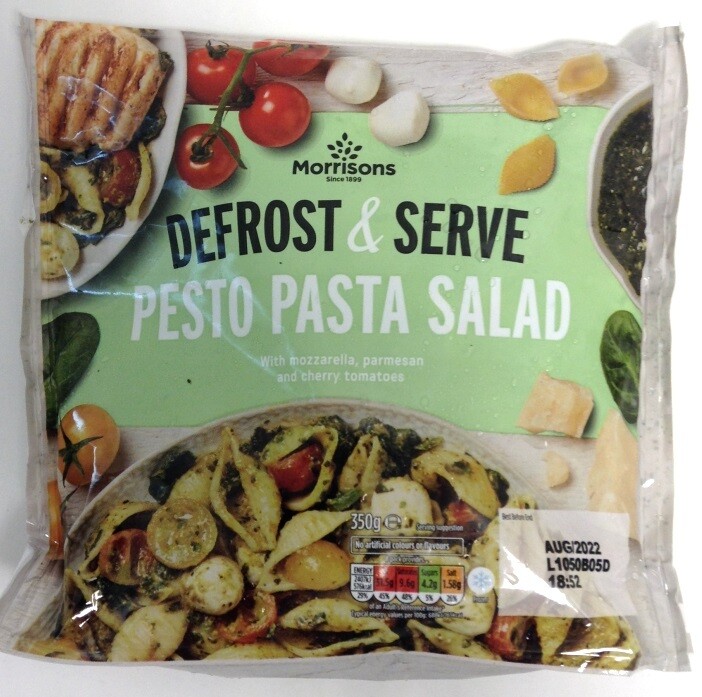 Morrisons Defrost &amp; Serve Pesto Pasta Salad
