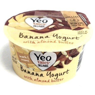 Yeo Valley Organic Banana Yogurt with Almond Butter Corner