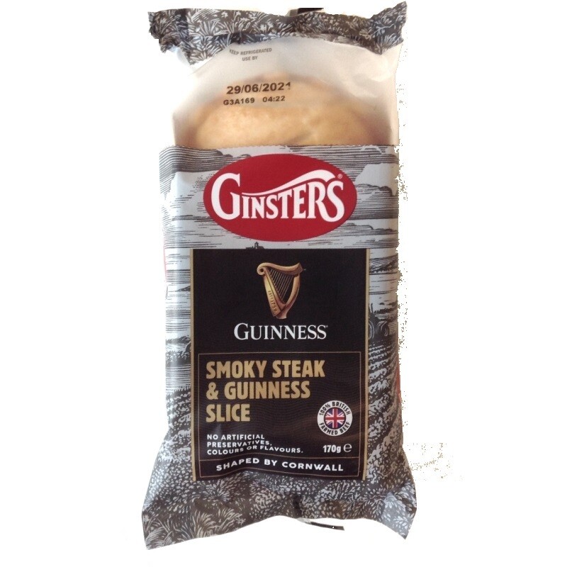 Ginsters Smoky Steak &amp; Guiness Slice