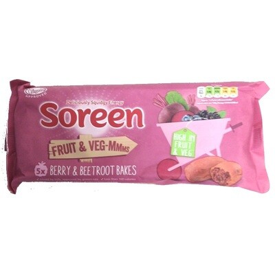 Soreen 5 Fruit & Veg-Mmms Blackberry & Beetroot Bake