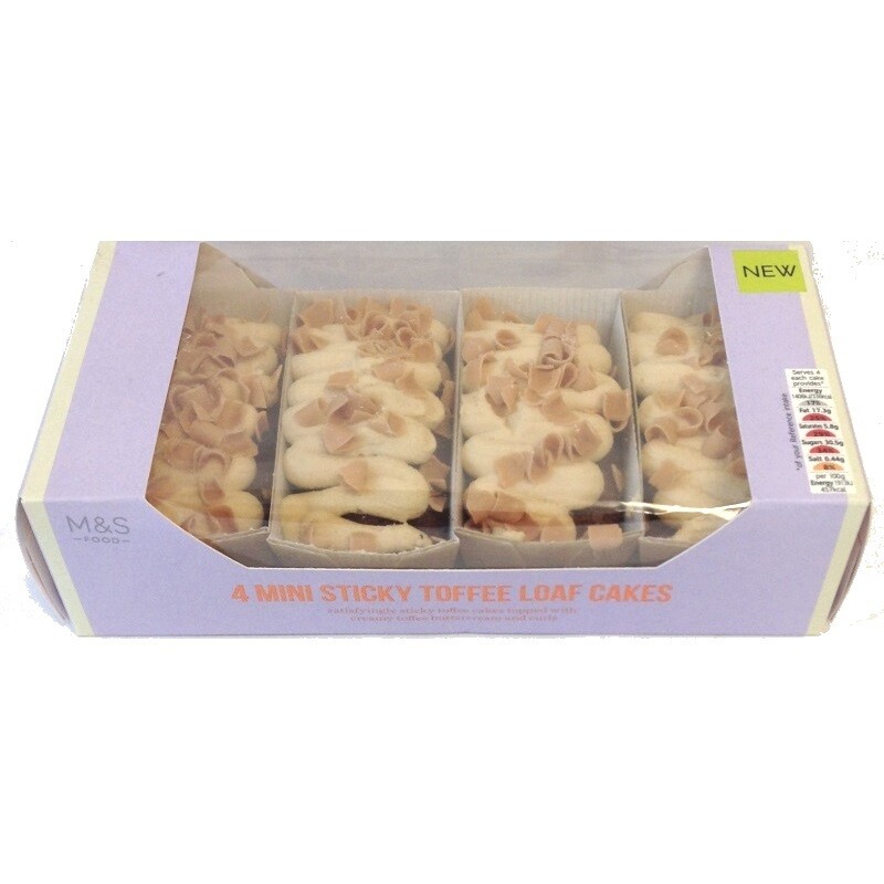 M&amp;S Mini Sticky Toffee Loaf Cakes
