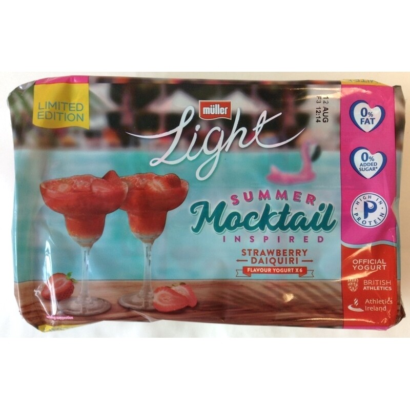 Muller Limited Edition Light Summer Mocktails Flavour Yogurt