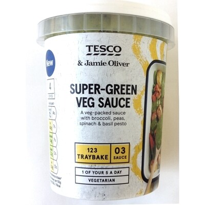 Tesco & Jamie Oliver Super Green Veg. Sauce