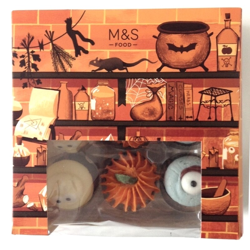 M&amp;S 9 Shock-olate Halloween Cupcakes