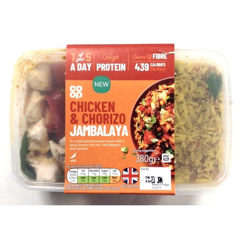 Co-op Ready Meals - Chicken &amp; Chorizo Jambalaya

