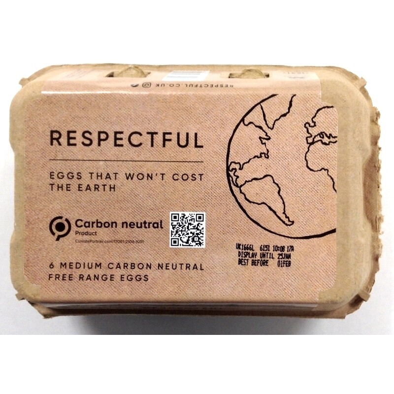 Respectful Medium Carbon Neutral Free Range Eggs