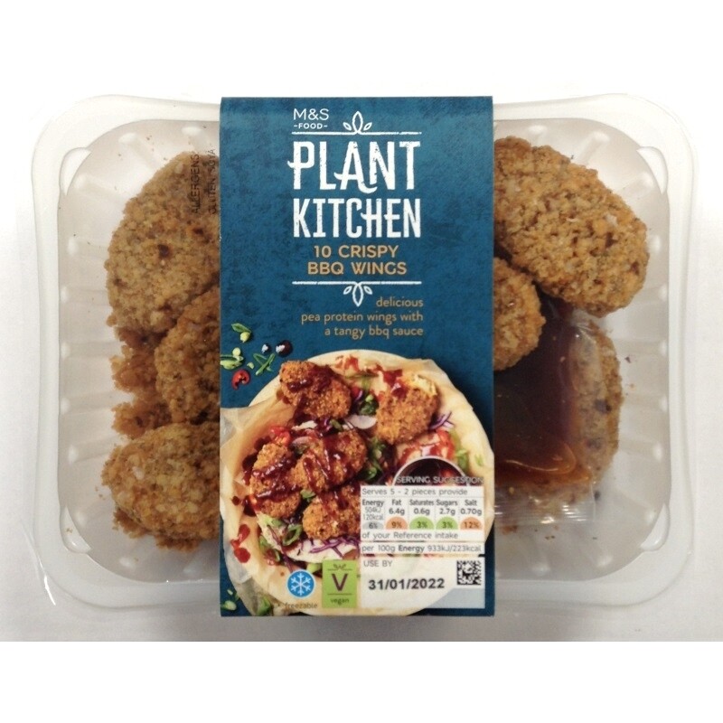 M&amp;S Plant Kitchen Crispy BBQ Wings