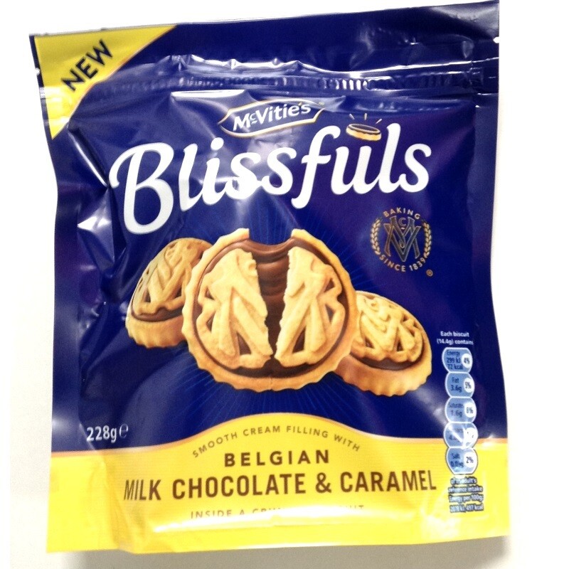 McVities Blissfuls Chocolate &amp; Caramel Biscuit