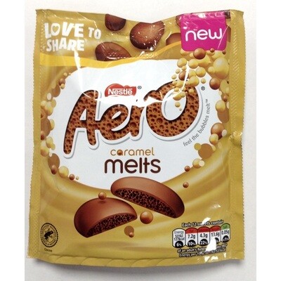 Aero Melts Caramel Milk Chocolate Sharing Bag
