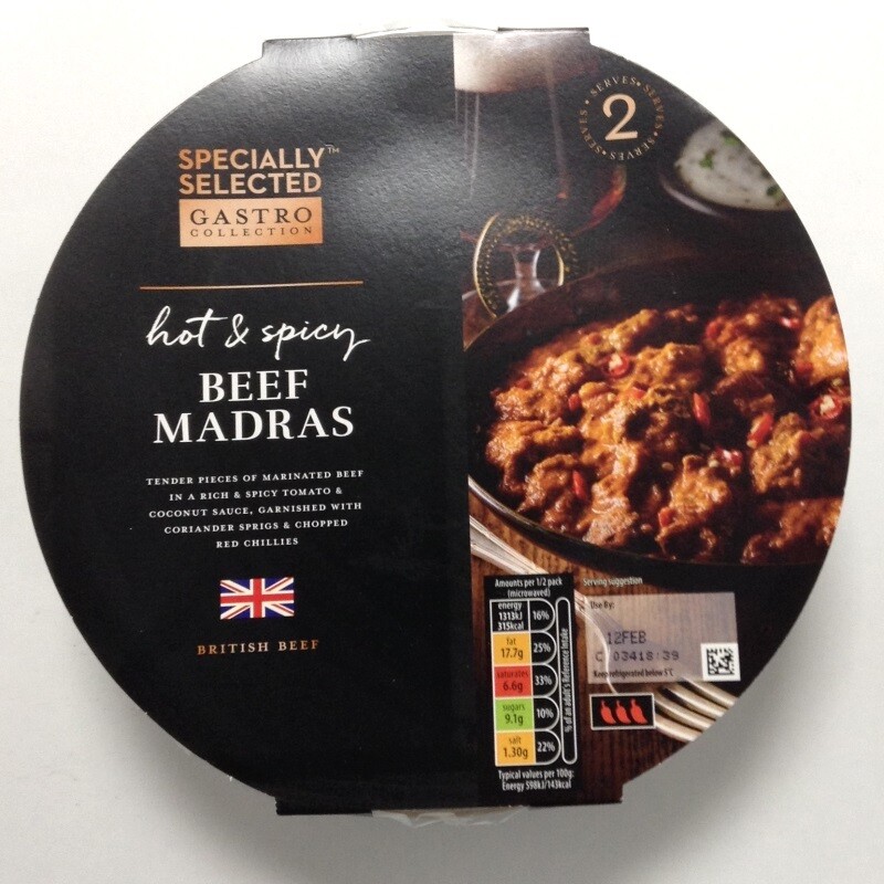 Specially Selected Gastro Collection Hot &amp; Spicy Beef Madras