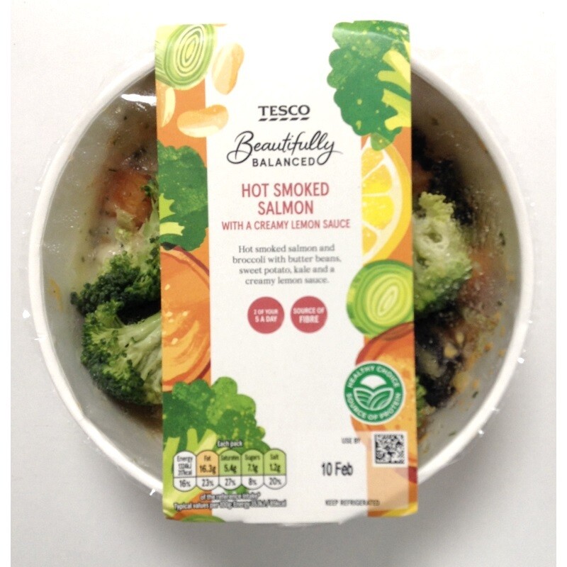 Tesco Beautifully Balanced - Smoked Salmon In Lemon Sauce