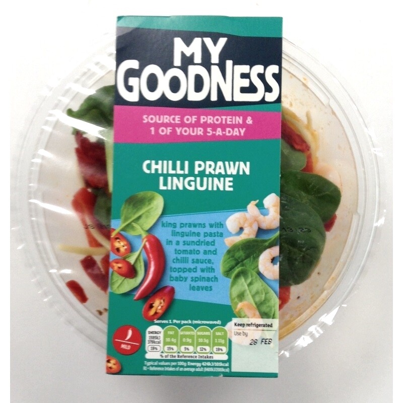 Sainsbury&#39;s My Goodness Chilli Prawn Linguine