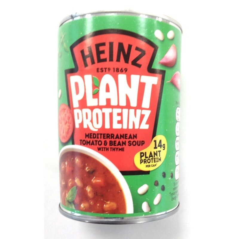 Heinz Plant Protein Mediterranean Tomato &amp; Bean Soup