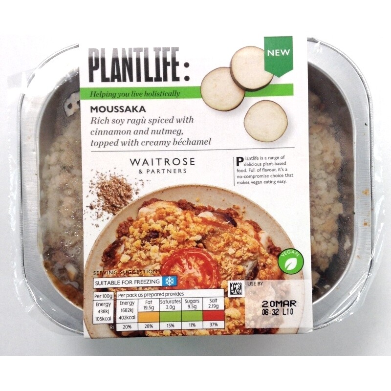 Waitrose Plantlife: Moussaka