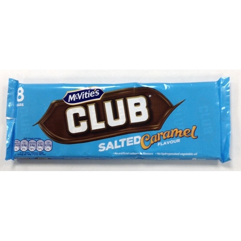 McVitie&#39;s Club Salted Caramel Bars