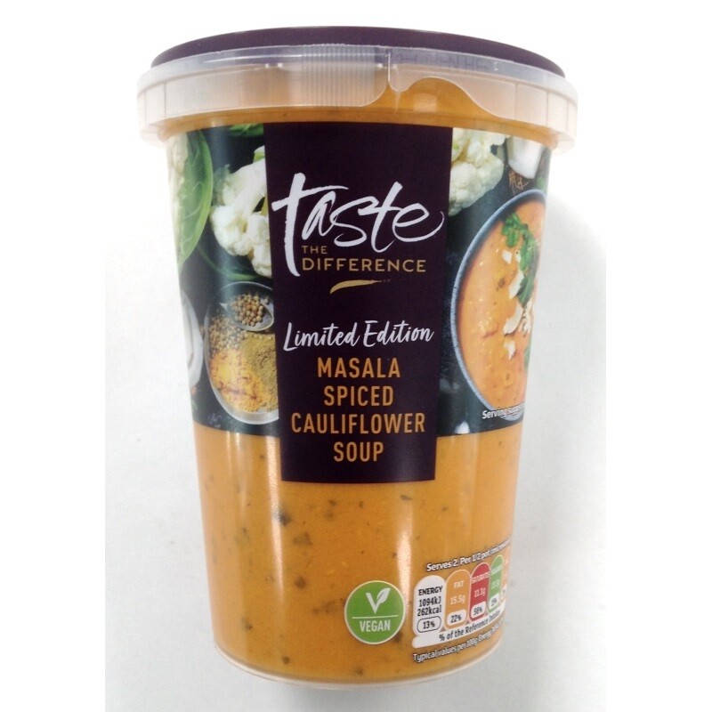 Sainsbury&#39;s Taste the Difference Limited Edition Masala Spiced Cauliflower Soup