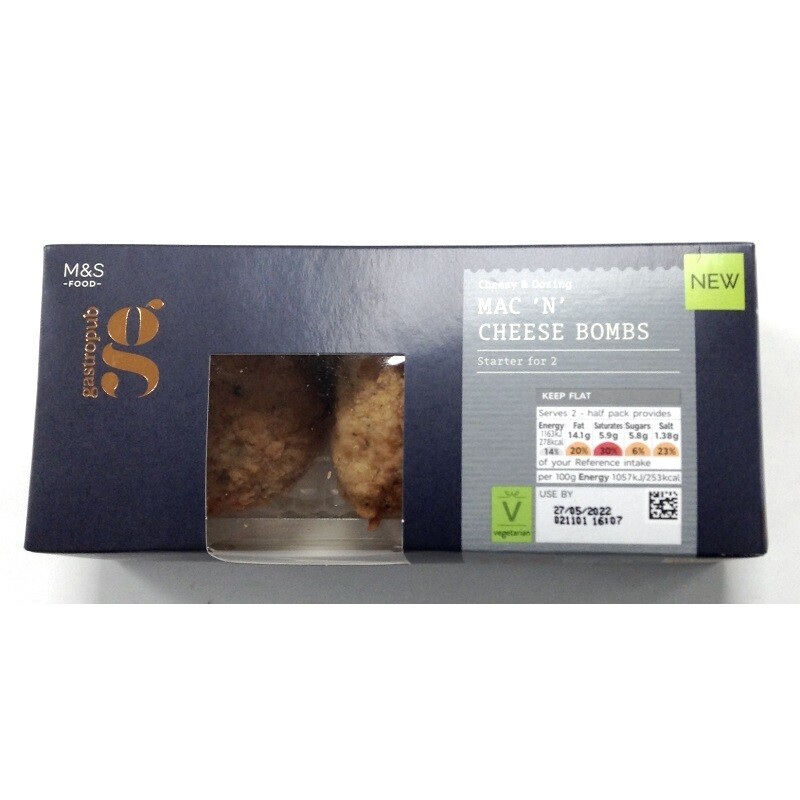 M&amp;S Gastro Pub Mac &#39;n&#39; Cheese Bombs