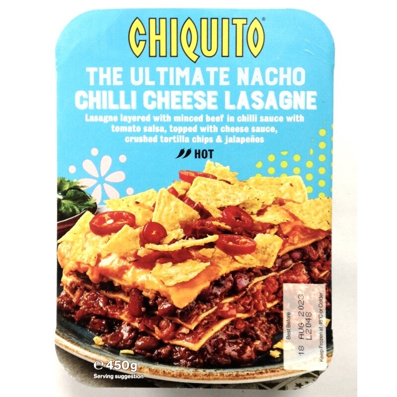 Iceland Chiquito The Ultimate Nacho Chilli Cheese Lasagne