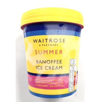 Waitrose Banoffee Pie Ice Cream