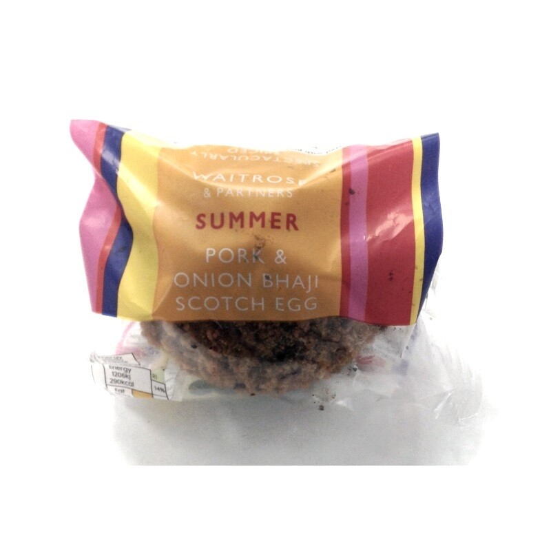 Waitrose Summer Pork &amp; Onion Bhaji Scotch Egg