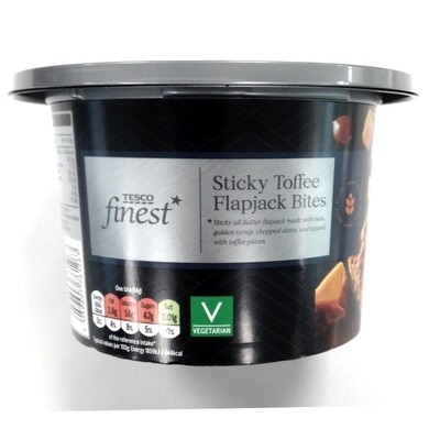 Tesco Finest Sticky Toffee Flapjack Bites