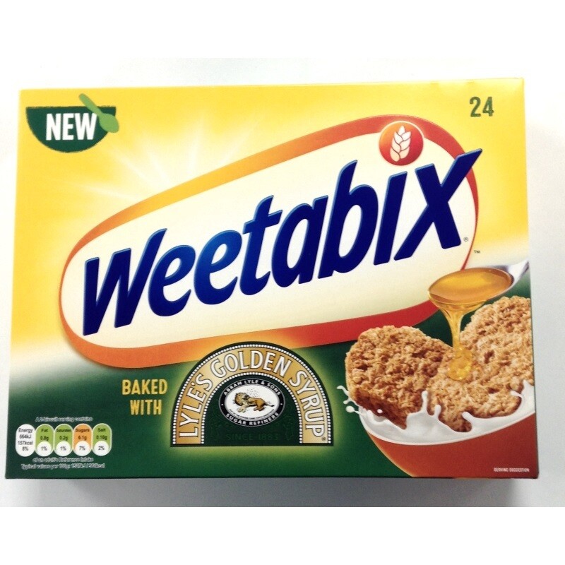 Weetabix With Golden Syrup