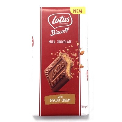 Lotus Biscoff Milk Chocolate Bar