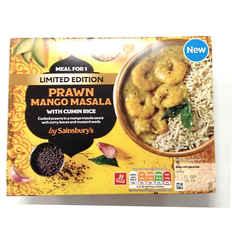 Sainsbury&#39;s Prawn Mango Masala with Cumin Rice - Limited Edition