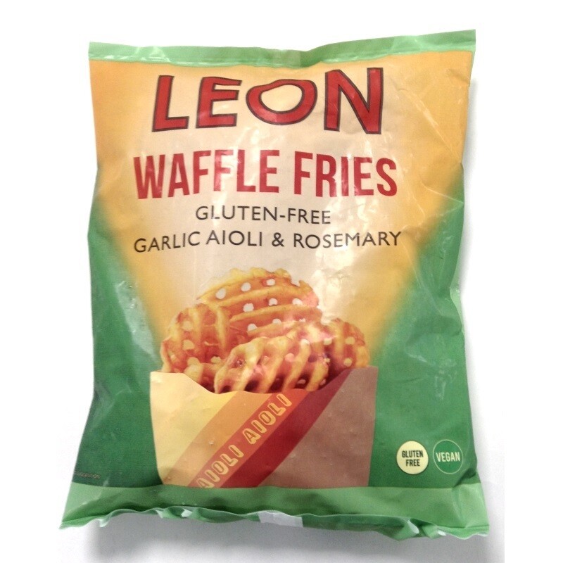 Leon Waffle Fries Garlic Aioli & Rosemary