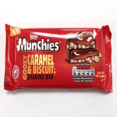 Nestlé Munchies Gooey Caramel & Biscuit Sharing Bar
