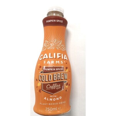 Califia Farms Pumpkin Spice Coldbrew Coffee with Almond