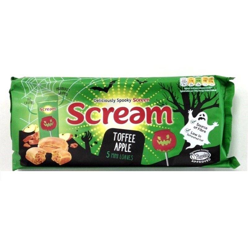 Soreen Halloween Scream Toffee Apple Lunchbox Loaves