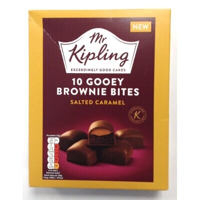 Mr Kipling 10 Gooey Brownie Bites Salted Caramel