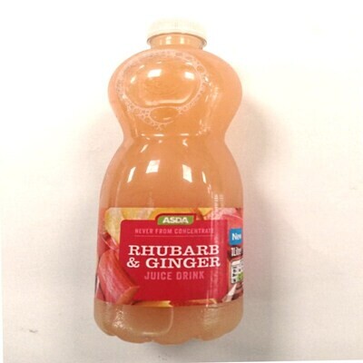 Asda Rhubarb and Ginger Juice Drink