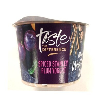 Sainsbury's Taste the Difference Spiced Stanley Plum Yoghurt Autumn Edition