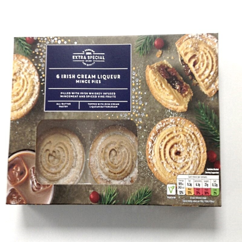 Asda Extra Special 6 Irish Cream Liqueur Mince Pies